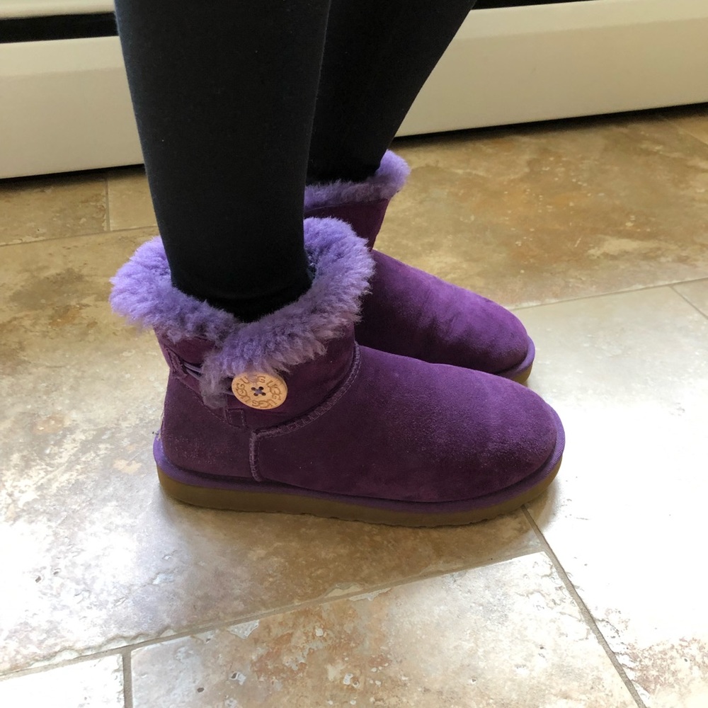 Purple UGG boots